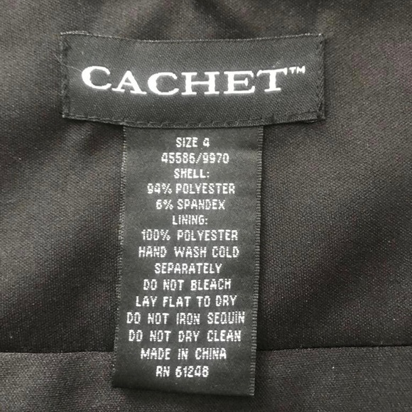 Cachet - Black dress with Sequins - Picture 6 of 6